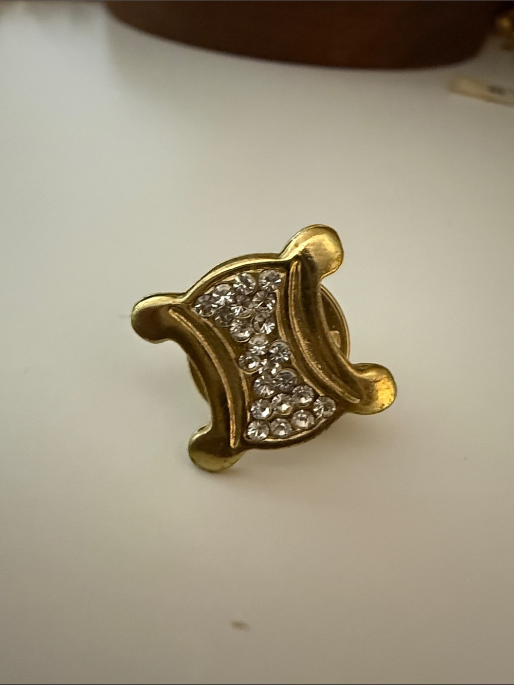 Celine Rhinestone Pin